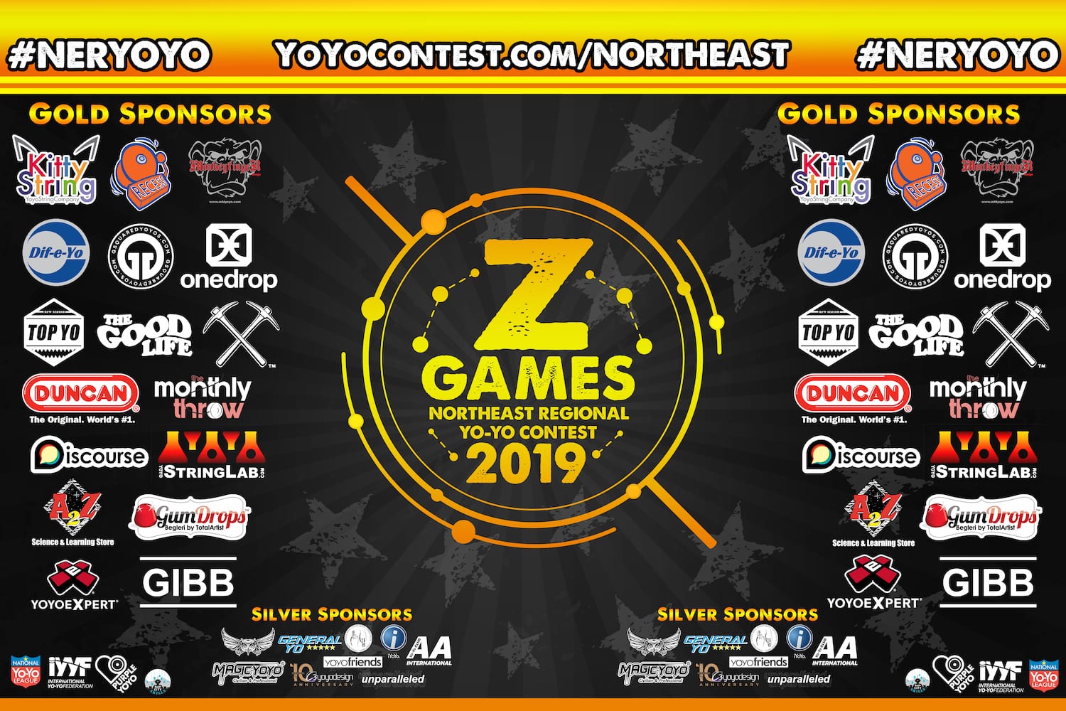 2019 Northeast Regional YoYo Sponsors